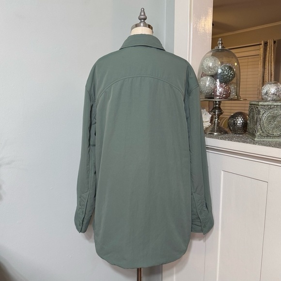 Lululemon Lightweight Insulated Shirt Jacket Grey Eucalyptus Size Large NWT - Picture 9 of 13